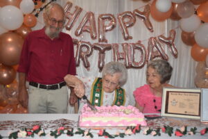 Marie Kirkby celebrates 105th Birthday