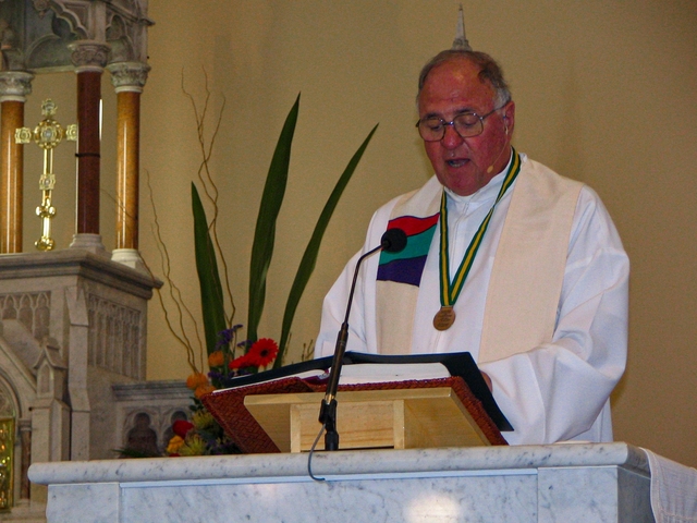 Father Casey, loved by all