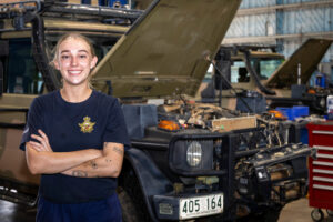 Kacie forging a path in a male dominated trade